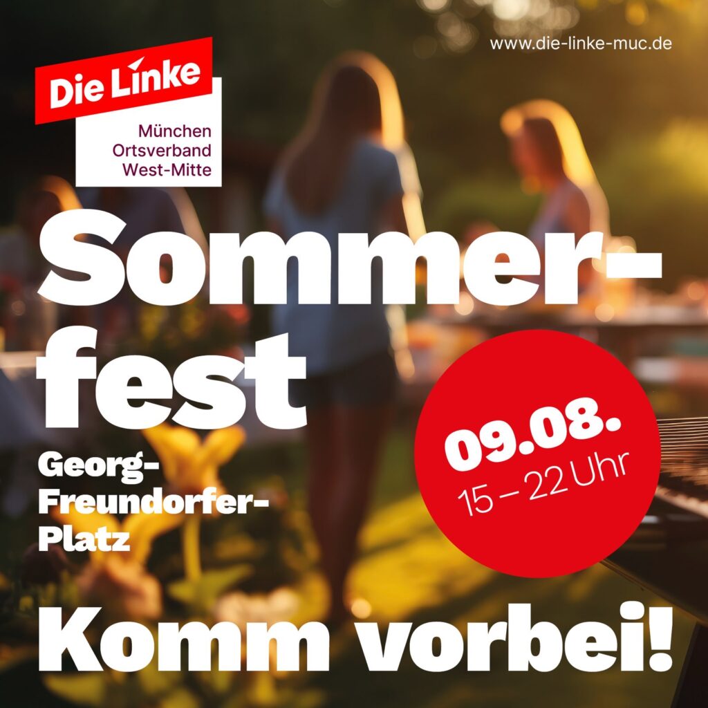 Plakat Sommerfest am 09.09.2025